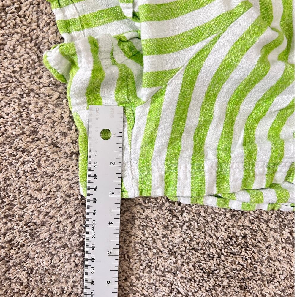 Old Navy Womens 2X Coastal Resortwear Preppy Nautical Linen Beach Pull On Shorts - Picture 10 of 10